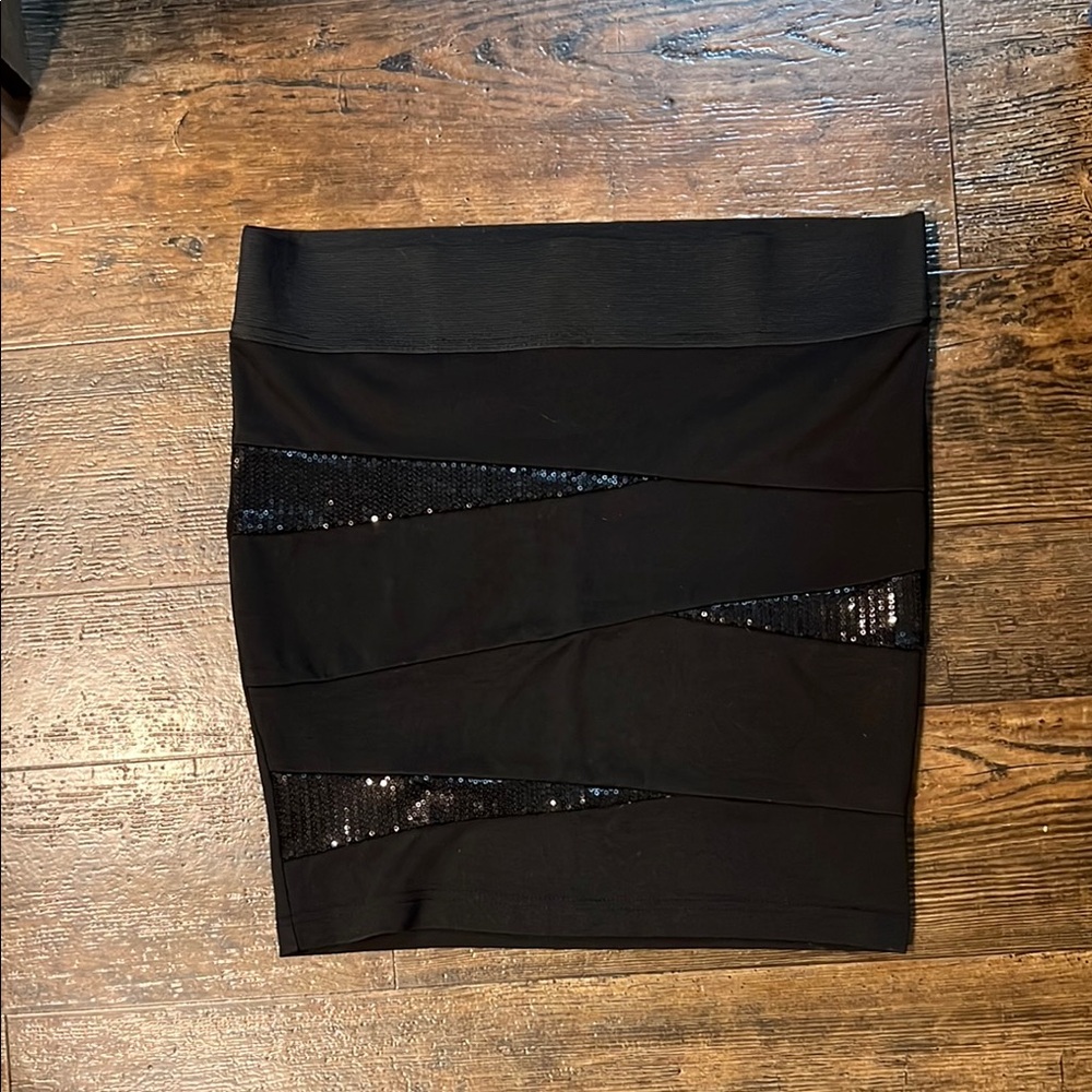 Maurice’s Elegant Black Sequin Skirt